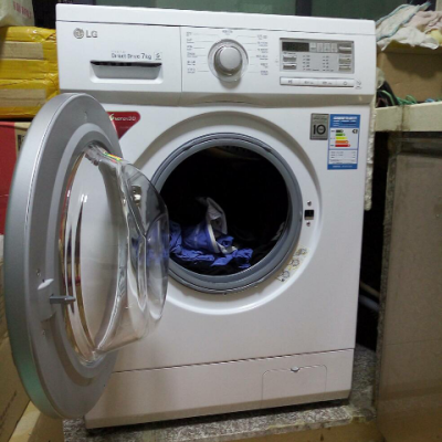 lg wd-hh1431d 7公斤 滚筒洗衣机 6种智能手洗 智能诊断 衣量感知