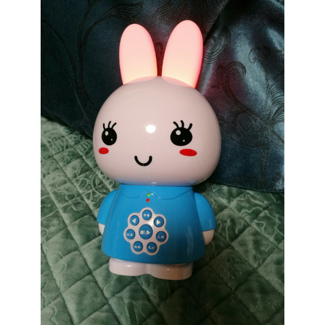 阿李罗火火兔g6-4g早教机故事机宝宝婴幼儿童音乐玩具 蓝色