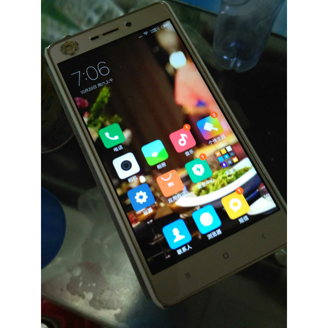 小米 红米手机3 高配全网通版 3gb内存 32gb 经典金色