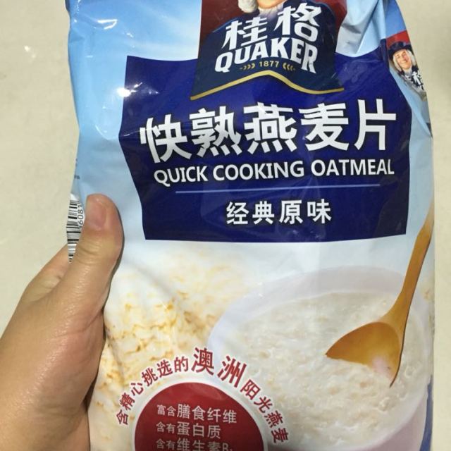 苏宁易购超市桂格快熟燕麦片700g