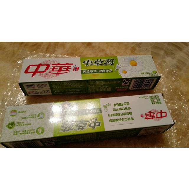 > 中华中草药清香水果味牙膏140g【联合利华】商品评价 > 很好,昨天
