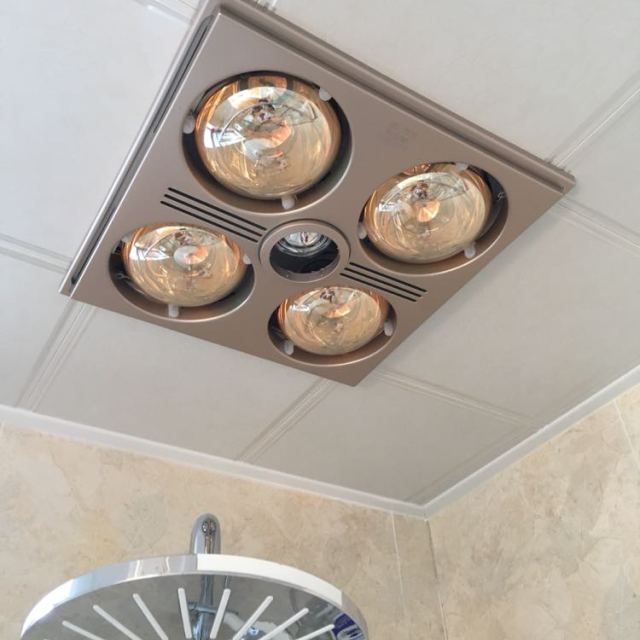 浴霸ns11f1(金)灯暖换气进风取暖照明三合一嵌入式吊顶护眼浴室浴霸