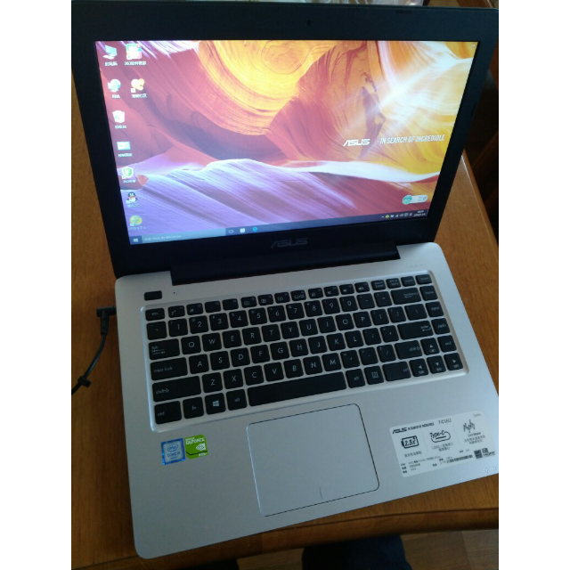 华硕(asus)f456uj 14英寸笔记本(i5-6200 4g 500g gt920 2g独显 深蓝