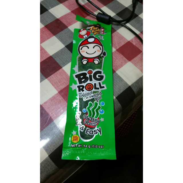 【苏宁易购超市】小老板taokaenoi烤海苔卷-原味36g/盒