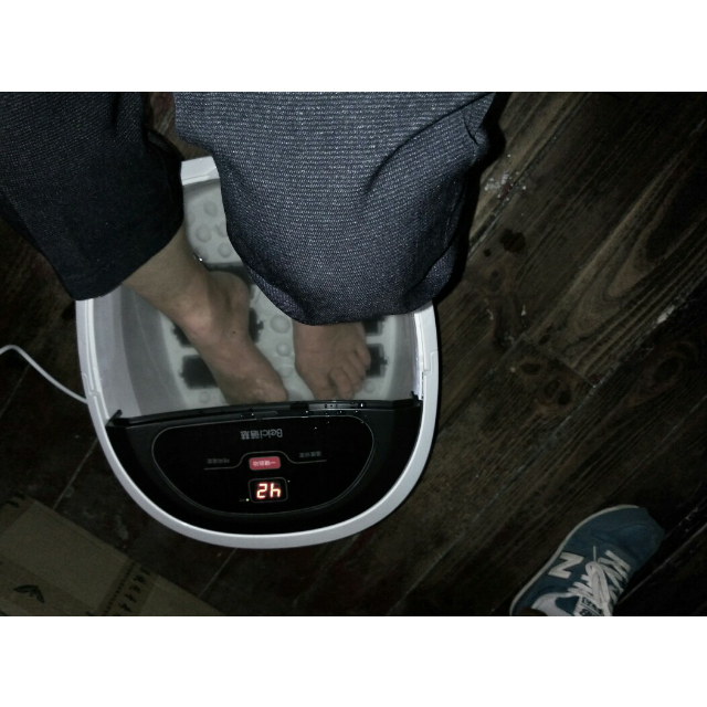 蓓慈水电分离足浴盆 洗脚盆按摩深桶足疗泡脚桶一键恒温足浴器bz304