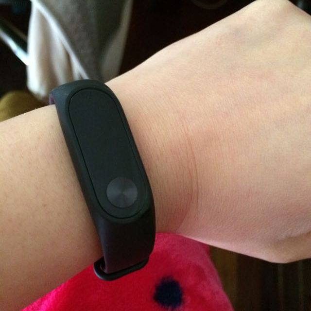 送高清贴膜小米手环2代智能运动手环男女防水手表心率手环腕带跑步