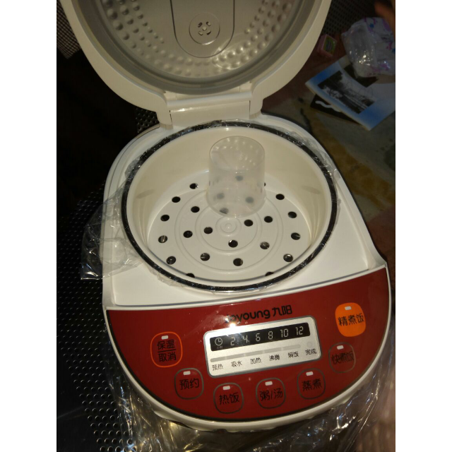 九阳(joyoung)电饭煲 jyf-30fe09 多功能 7段智能温控 黄晶内胆 智能