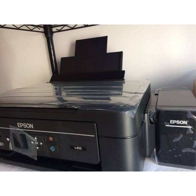 爱普生(epson)l455 墨仓式无线一体机(打印 复印 扫描 云打印 wifi)