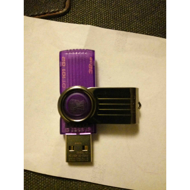 金士顿kingstondt101g232gbu盘紫色
