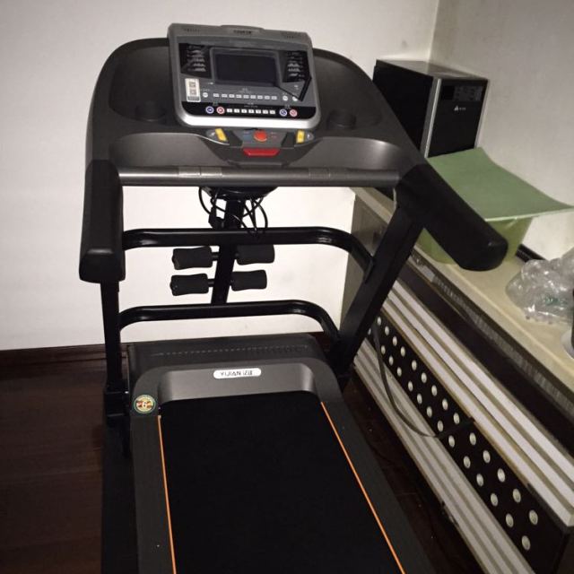 亿健跑步机 高端家用静音8008s双马达升级版 蓝屏多功能