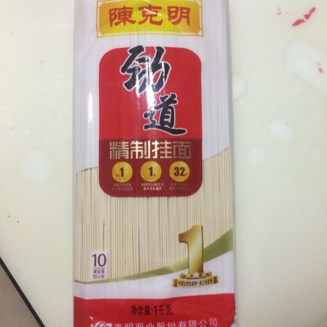 陈克明劲道精制挂面1000g1