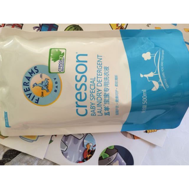 五羊(fiverams)宝宝专用洗衣液 儿童婴儿洗衣液(500ml×2袋 1.