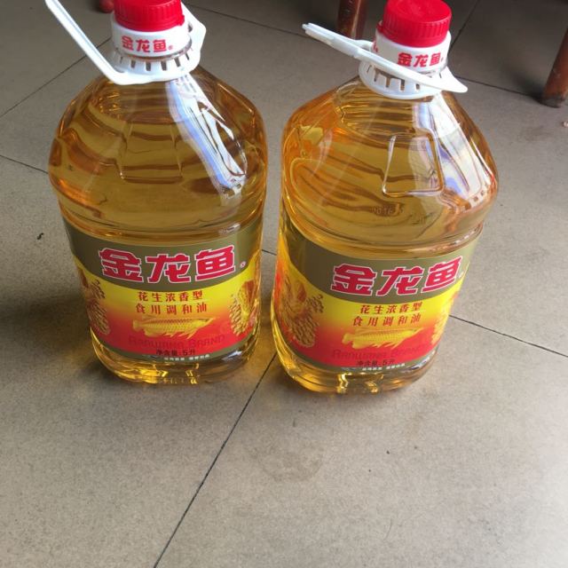 鱼浓香食用植物调和油5l花生浓香食用调和油5l食用油添加大豆油花生油