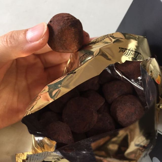 德菲丝 松露形代可可脂巧克力 ht500t黑色传统型 500g/盒