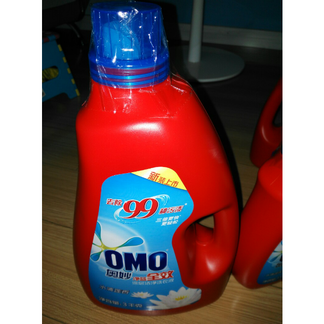 奥妙(omo) 净蓝全效水清莲香洗衣液3kg*2 1kg*3 金纺衣物护理剂502ml*