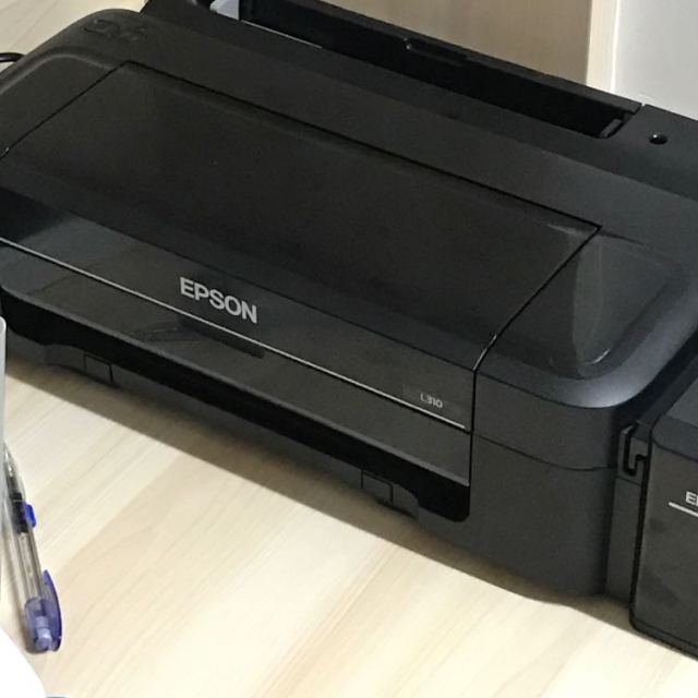 爱普生epsonl310彩色喷墨照片打印机墨仓式家用打印机小型商用办公