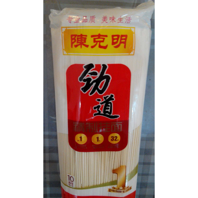 【蘇寧易購超市】陳克明勁道精製掛麵1000g