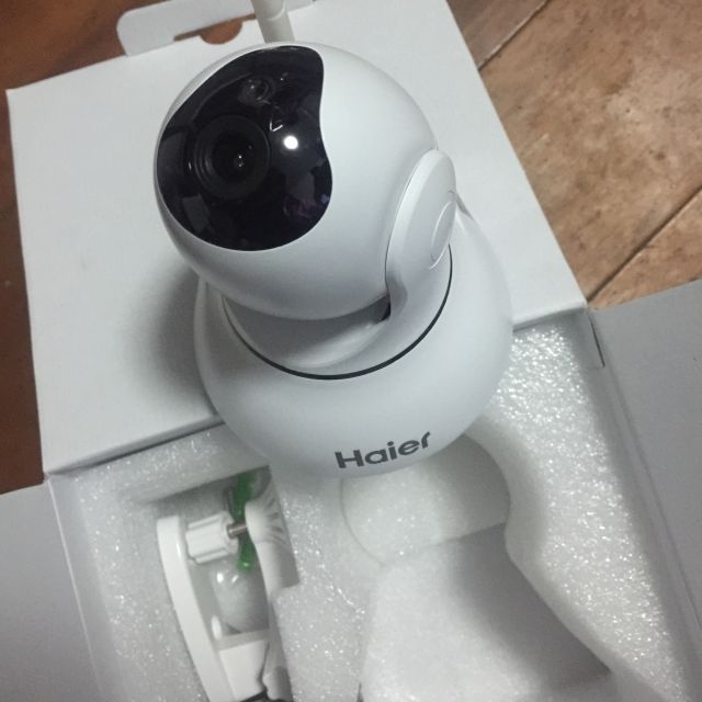 【1元购】海尔(haier)云台摄像头 智能摄像机 高清夜视 wifi 网络摄像