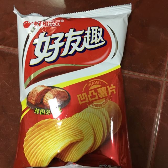 好丽友薯片好友趣韩国泡菜味75g