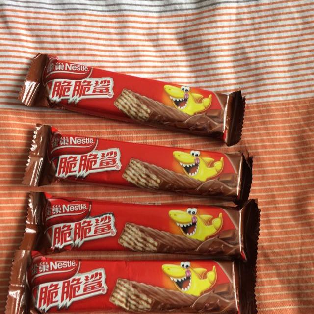 【苏宁易购超市】雀巢脆脆鲨 巧克力味威化饼干 24 8条促销装(24 8)x