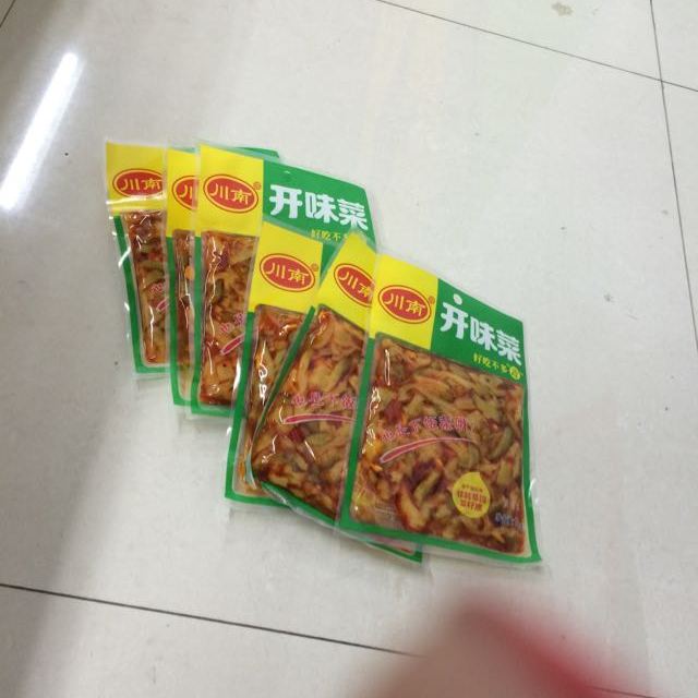 川南开味菜120克袋装榨菜咸菜泡菜开胃小菜少盐下饭菜无防腐剂四川