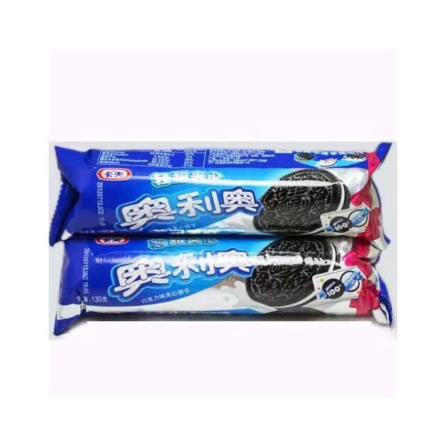 【苏宁易购超市】奥利奥巧克力味夹心饼干(原味夹心)390g/袋