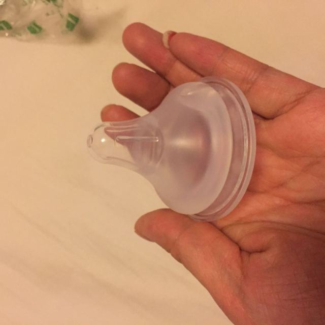 贝亲(pigeon) 自然实感 宽口径奶嘴 大号(l) 单个盒装 (ba60) 6个月