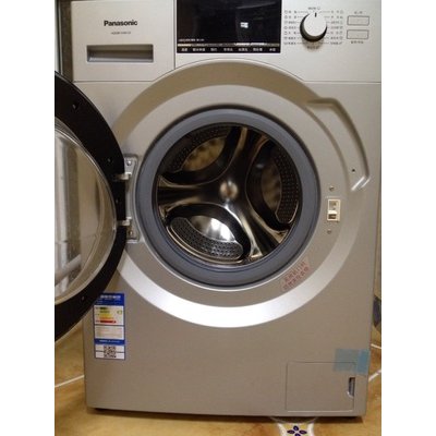 松下(panasonic) xqg80-e8122 8公斤 智能自检 滚筒洗衣机(银色)
