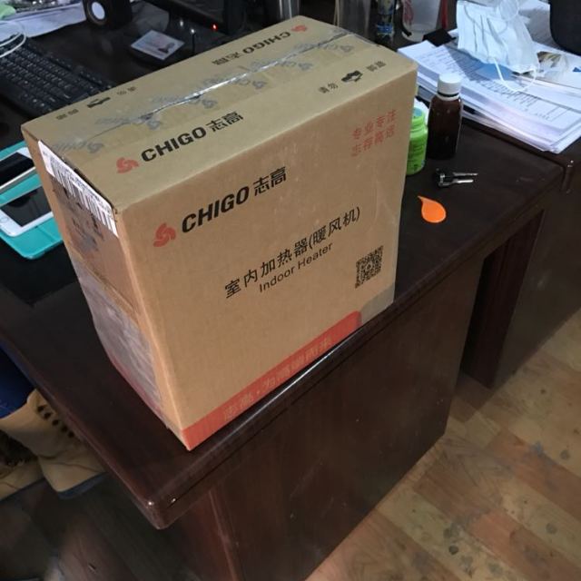 志高chigo取暖器znb180p1立式恒温家用迷你暖风机电暖器电暖风机家用