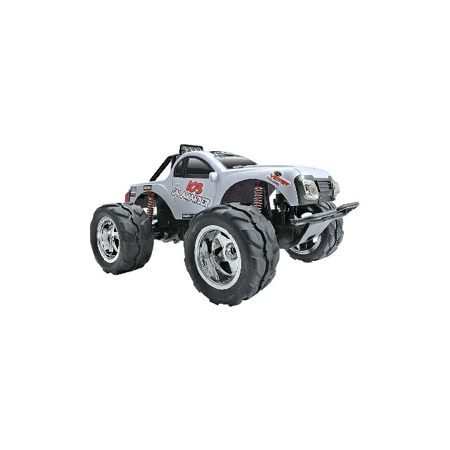 飞轮(feilun)高速遥控越野 1:10后驱越野电动玩具车模型 fc103银白色