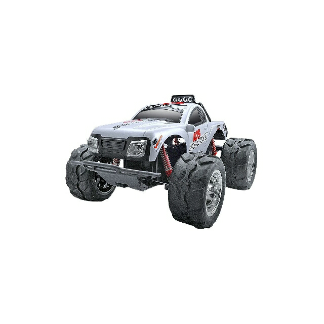 飞轮(feilun)高速遥控越野 1:10后驱越野电动玩具车模型 fc103银白色