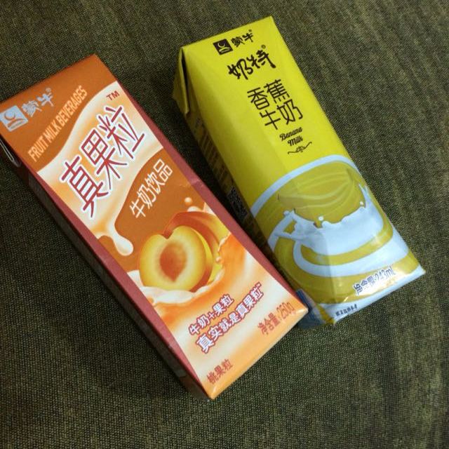 【苏宁易购超市】蒙牛奶特香蕉牛奶243ml*12盒