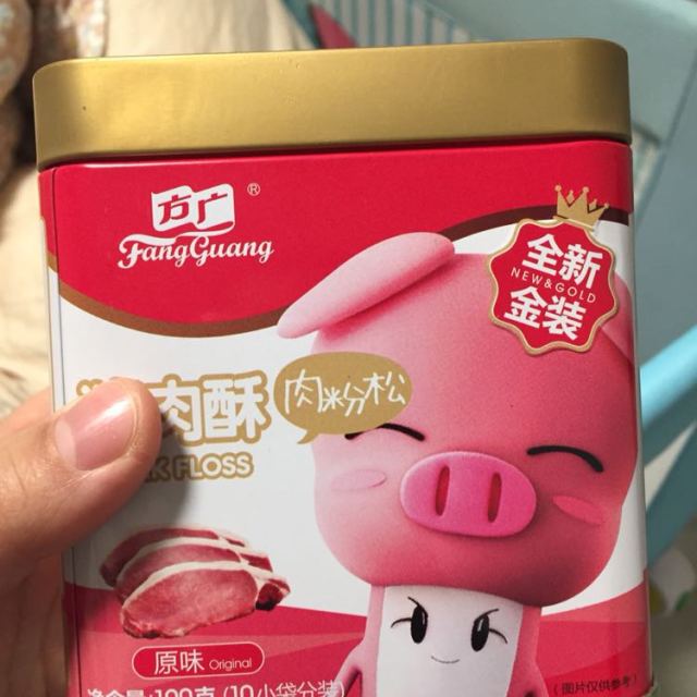 方广 宝宝零食 猪肉酥 原味100g(10小袋分装)