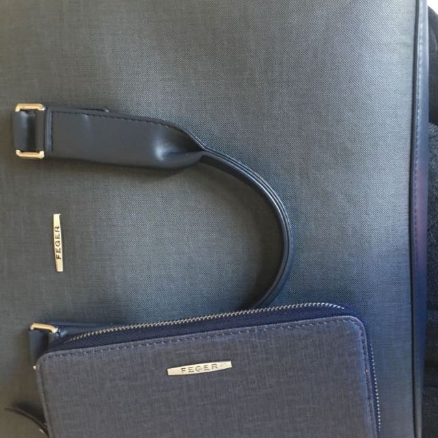 feger斐格精品男包商务手提包横款单肩斜跨包时尚公文包电脑包男士