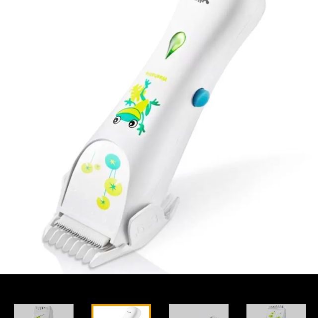 易简(yijan)婴儿童理发器 静音防水 宝宝剃头器 电推剪发器hk66tt