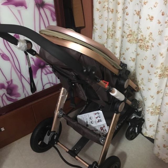 belecoo贝丽可婴儿推车夏季可座躺轻便折叠减震高景观宝宝婴儿车 加州