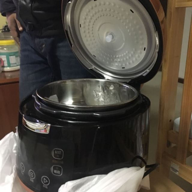 美的/midea電壓力鍋wqs50b5 5l雙膽304食品級不鏽鋼內膽 電腦版24h