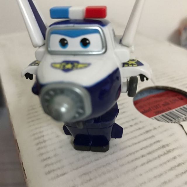 奥迪双钻auldey超级飞侠儿童玩具男孩益智迷你变形包警长710050