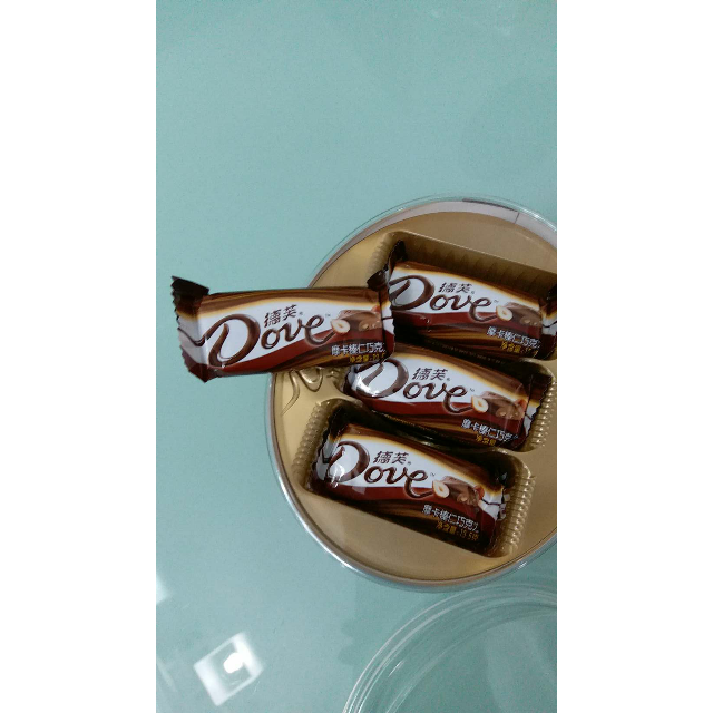 【苏宁易购超市】德芙榛仁葡萄巧克力碗装243g