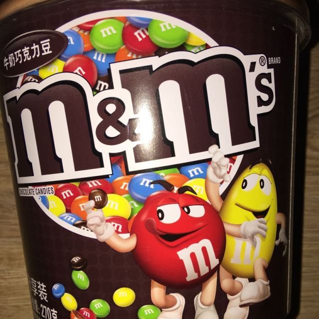 【苏宁易购超市】德芙m&ms妙趣畅享牛奶巧克力豆碗装270g