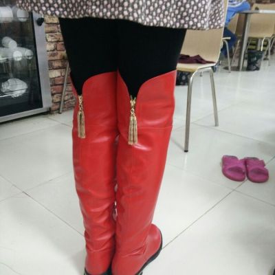 梦工场 小皇鸟 2016秋冬新款童靴 女童过膝靴 童雪地靴棉靴 潮流侧