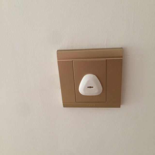 儿童安全插座保护盖 宝宝防触电源插座护盖套插头塞20个装安全防护不