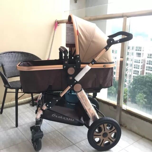 belecoo贝丽可婴儿推车夏季可座躺轻便折叠减震高景观宝宝婴儿车