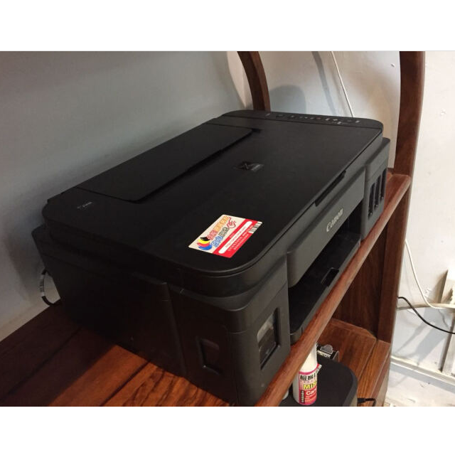 佳能(canon)g3800 加墨式 喷墨无线一体机打印机(打印 扫描 复印 wifi