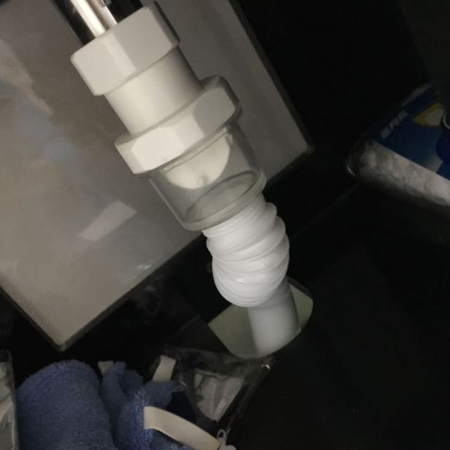 潜水艇面盆排水管防臭防虫防堵塞洗手盆下水管 单管sq-1