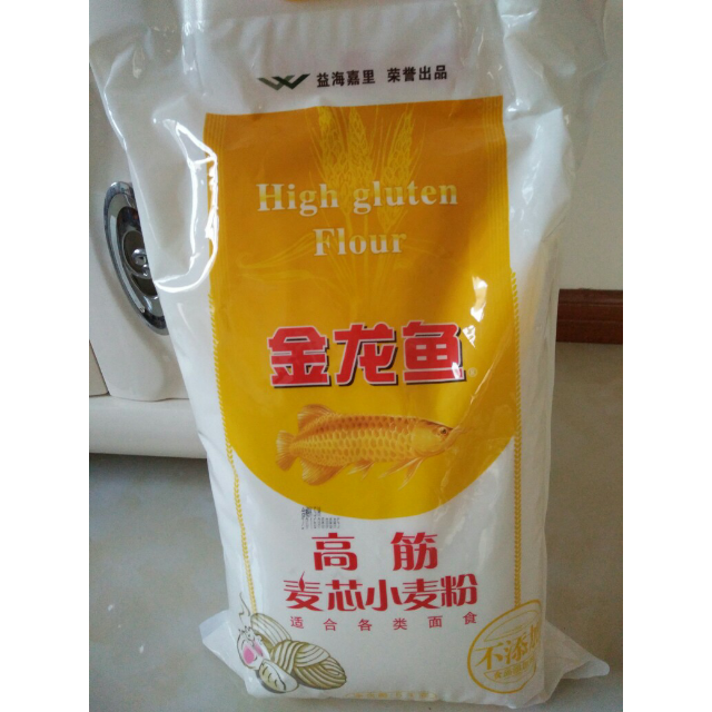 【苏宁易购超市】金龙鱼 高筋麦芯面粉 面包粉5kg面粉看起来不错,金龙