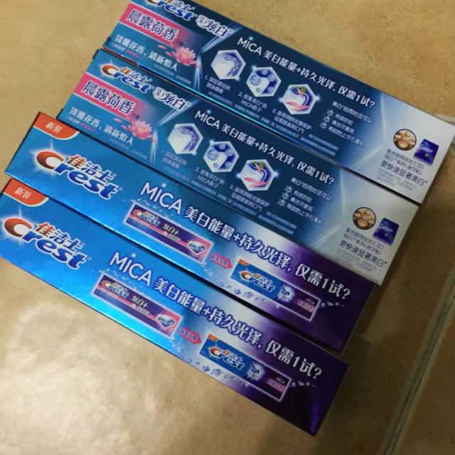 佳洁士天然多效草本清新四合一牙膏180克