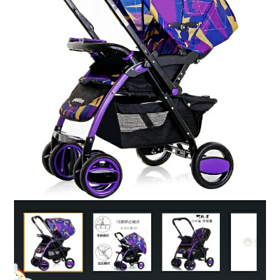 黄金宝贝 婴儿推车夏 便折叠婴儿车可坐可躺避震儿童童车 t102