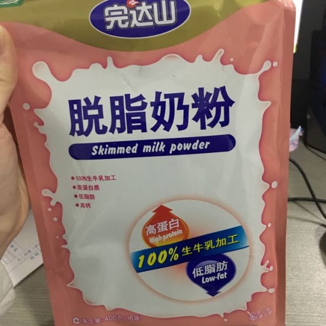 完达山脱脂奶粉(低脂肪高蛋白高钙)袋装400克