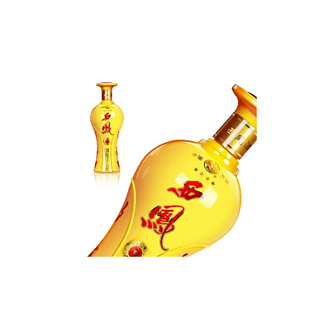 西凤酒45度金西凤人家单瓶浓香型婚宴白酒西风酒
